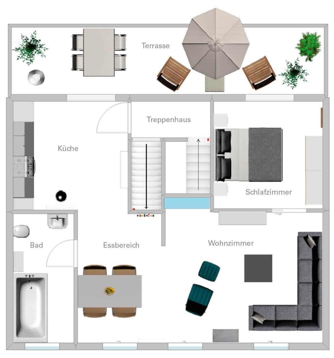 Swebenhus Boven - Fewo Mit Grosser Dachterrasse Plau am See Exterior foto
